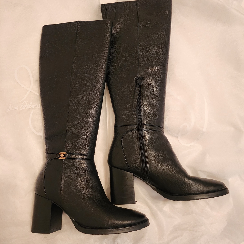 Sam Edelman Black Heeled Boots